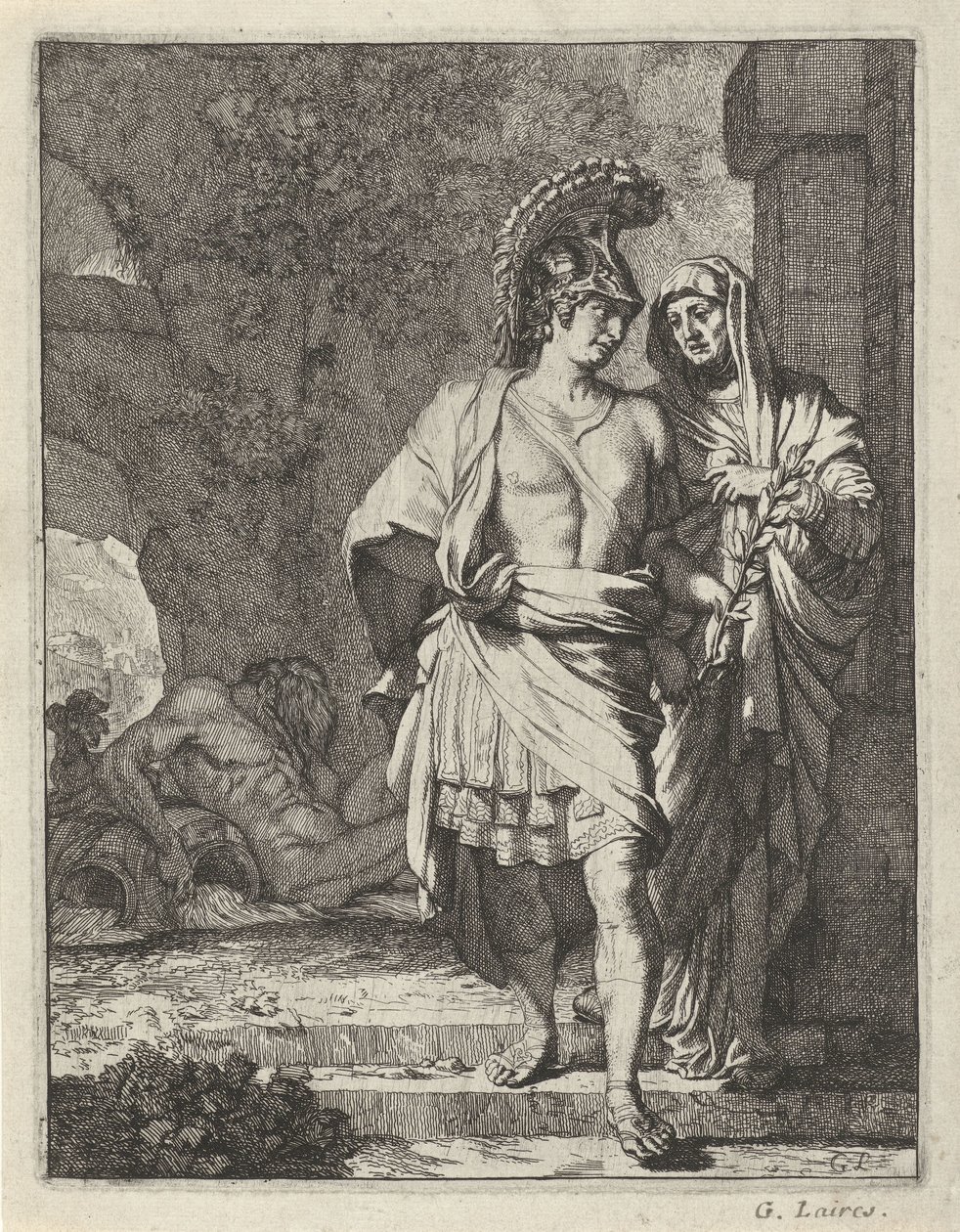 Aeneas en de Sibille van Cumae 作： ジェラール・ドゥ・レレス
