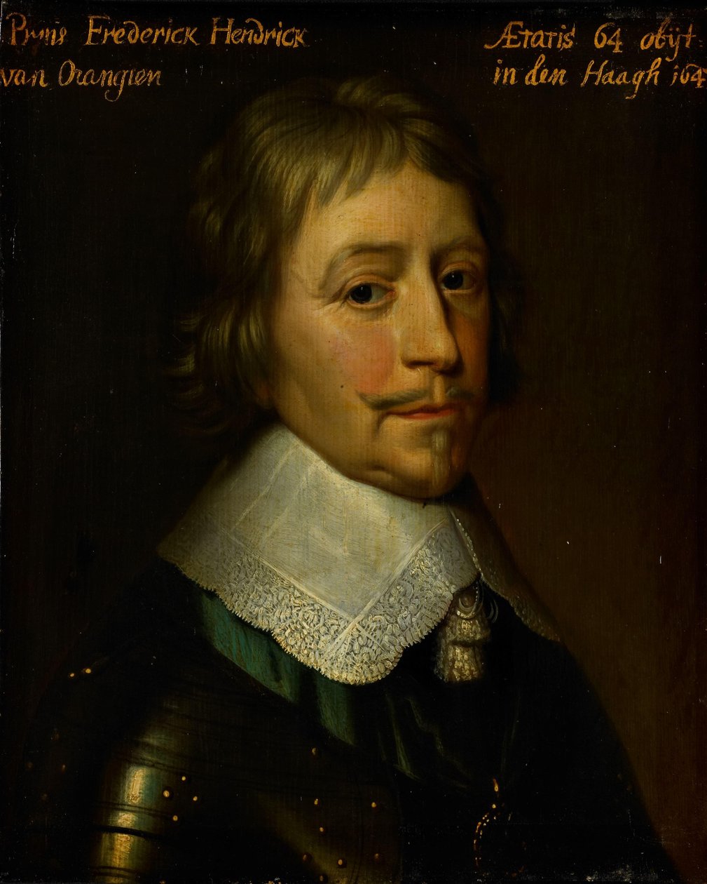 オレンジ公フレデリック・ヘンリーの肖像 作： Gerard van Honthorst（のワークショップ）