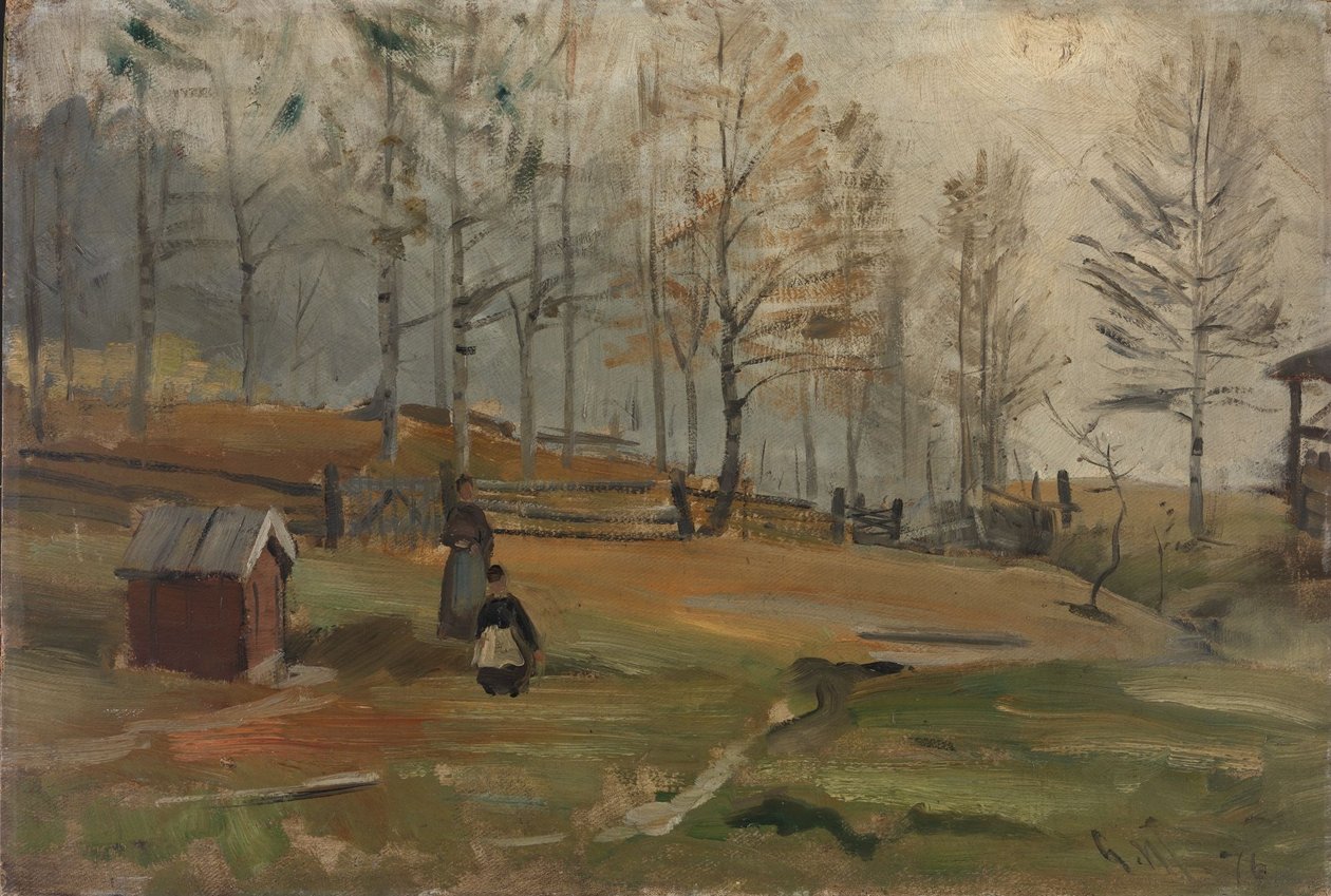 秋 作： Gerhard Munthe