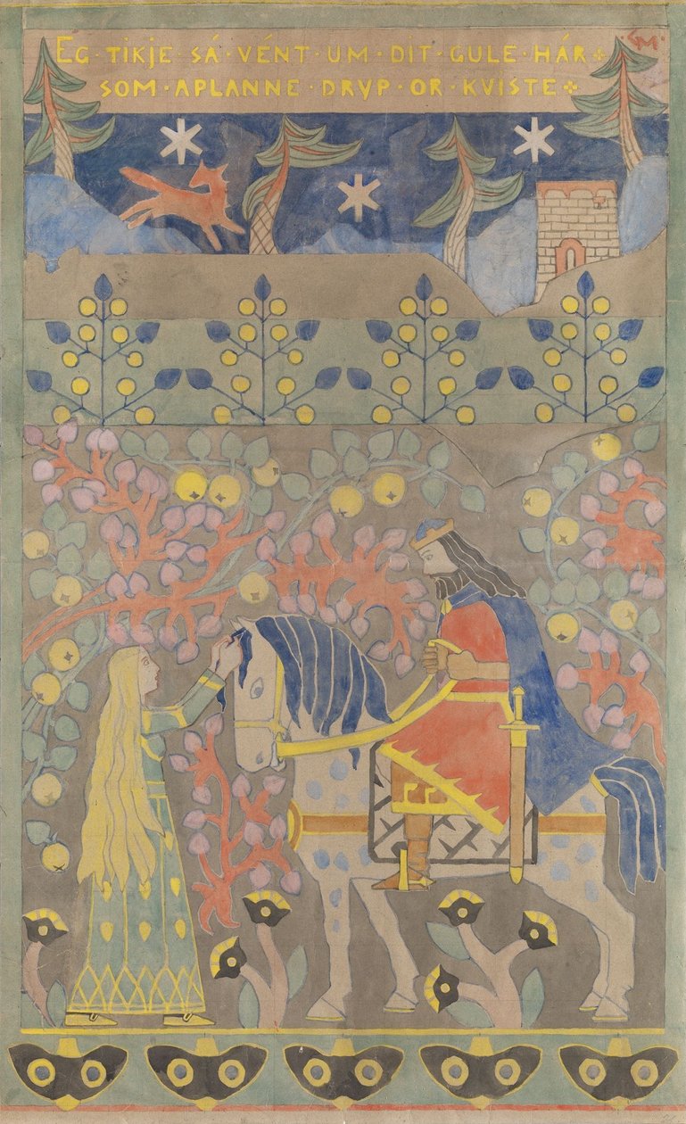 Das gelbe Haar 作： Gerhard Munthe