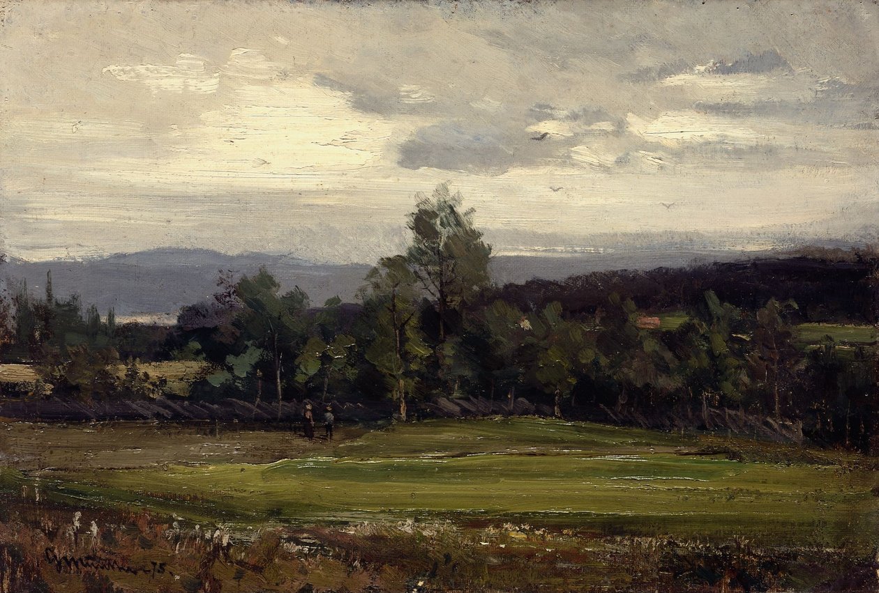 夏のヘドマルクの野原 作： Gerhard Munthe