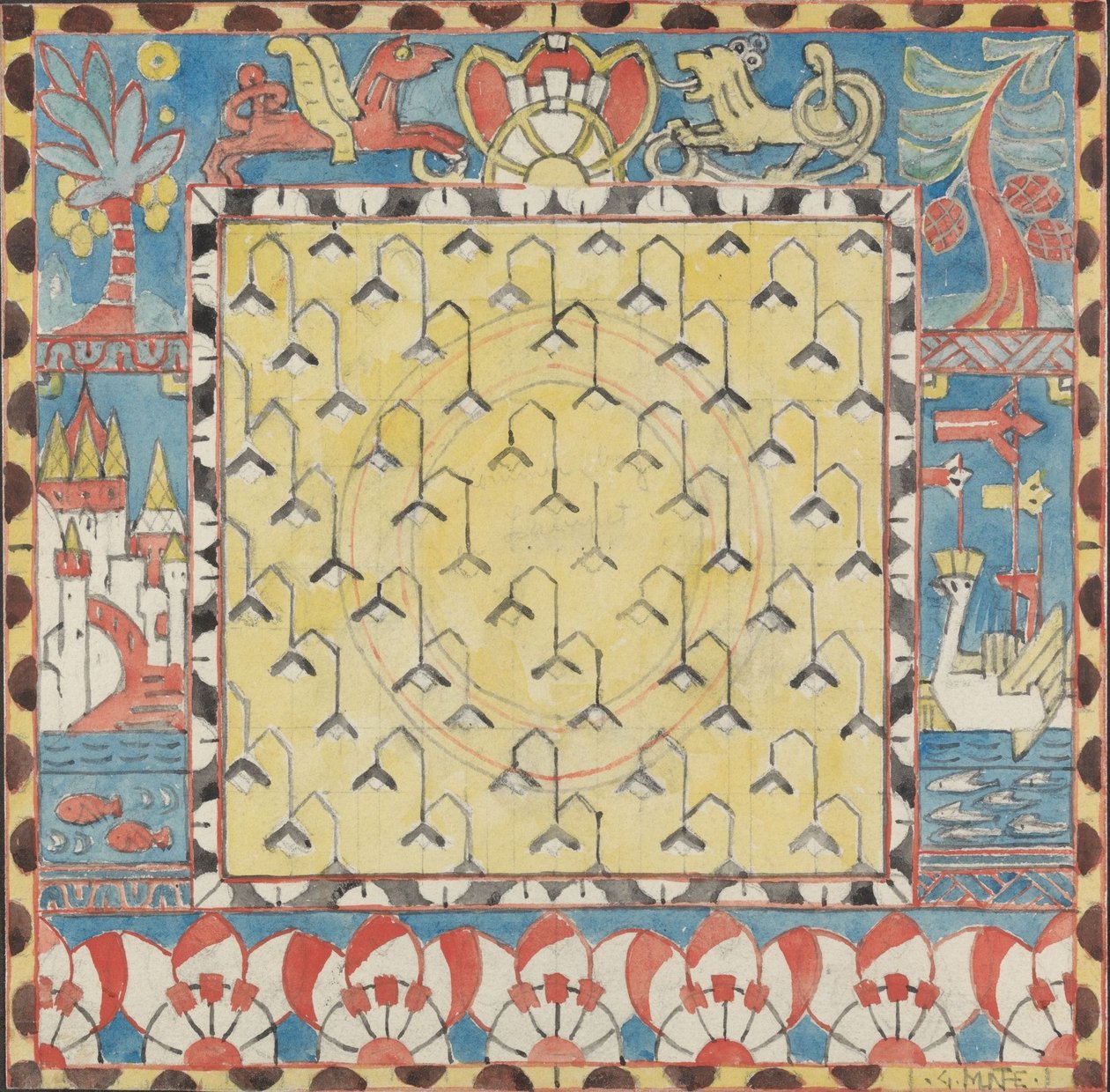Østerlandsk Teppichmuster 作： Gerhard Munthe