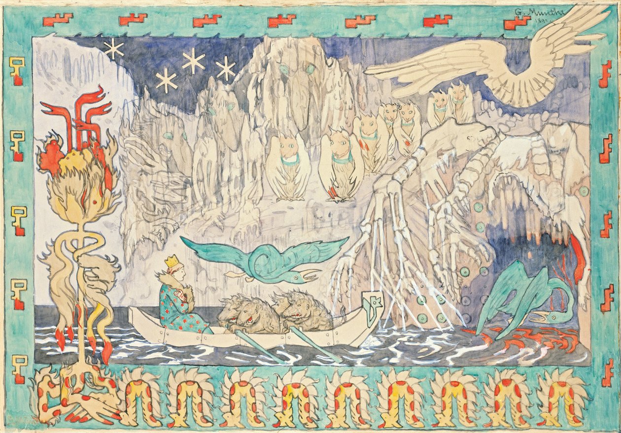 巨人の隠れ家 作： Gerhard Munthe