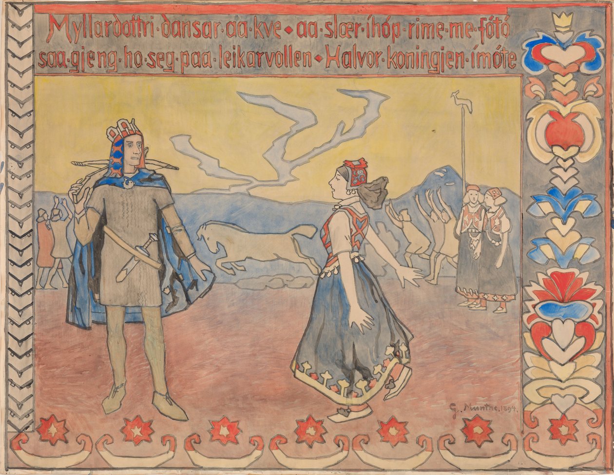 Die Müllerstochter 作： Gerhard Munthe