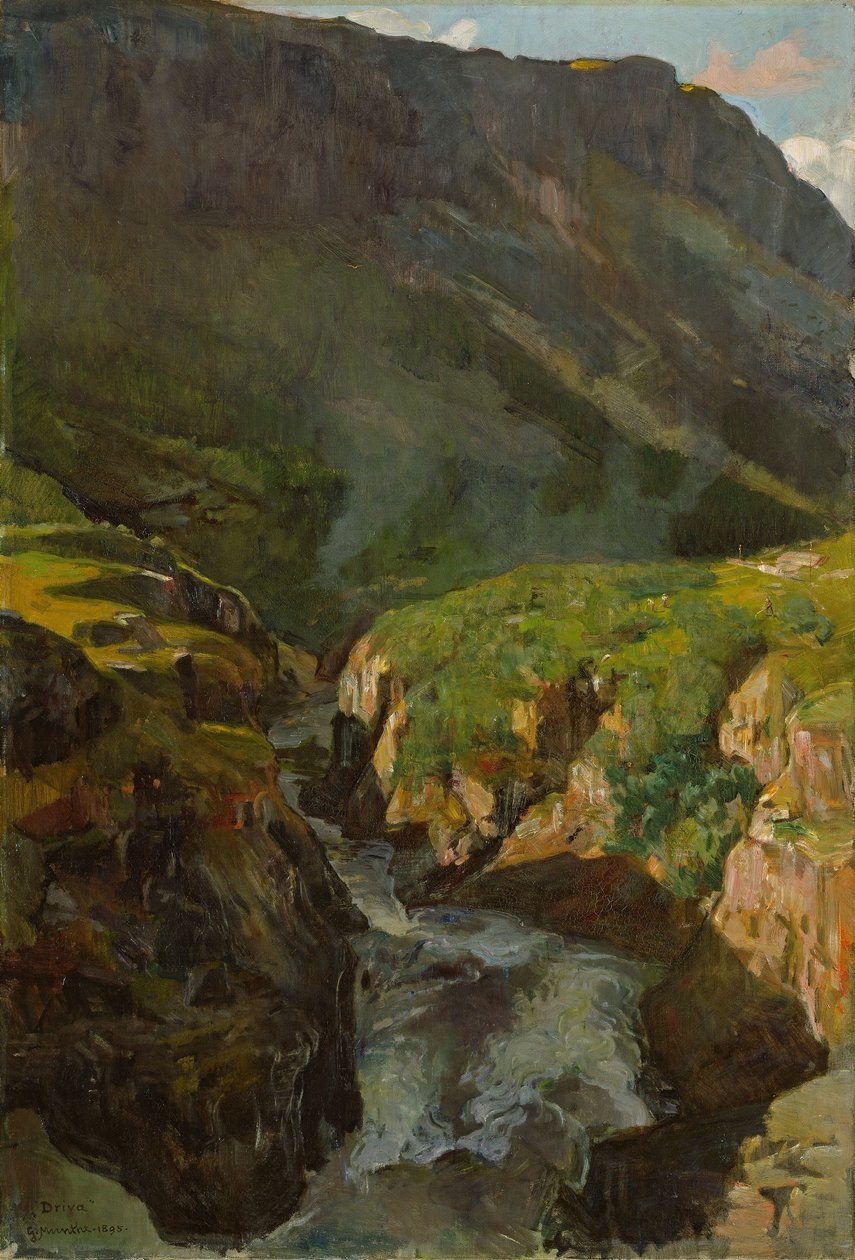 ドリヴァ川 作： Gerhard Munthe