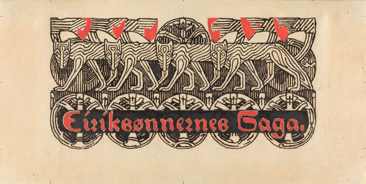 Für Snorre Sturlason, Königssagas, Kristiania 1899 作： Gerhard Munthe
