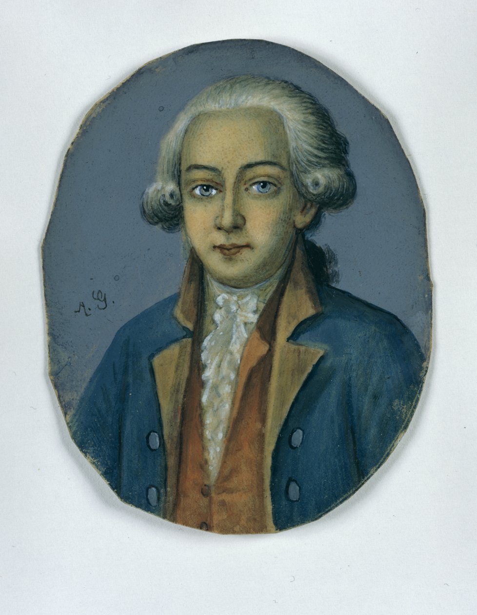 アナスタシウス・ルートヴィヒ・メンケン、1780年頃（紙にパステル） 作： ドイツ語学校
