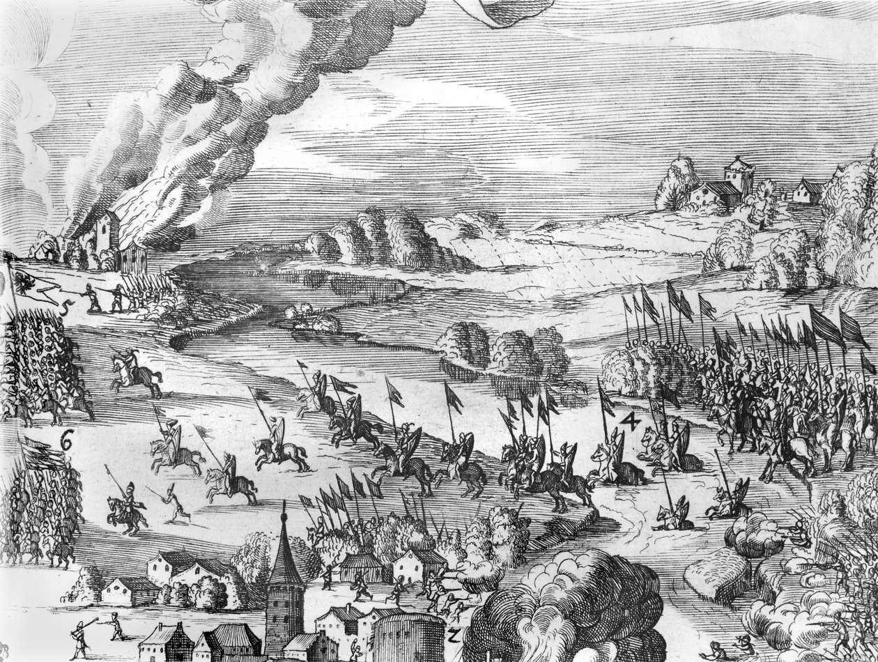 ミュールベルクの戦いの概観、詳細、1547年4月24日（217805〜217810も参照） 作： ドイツ語学校