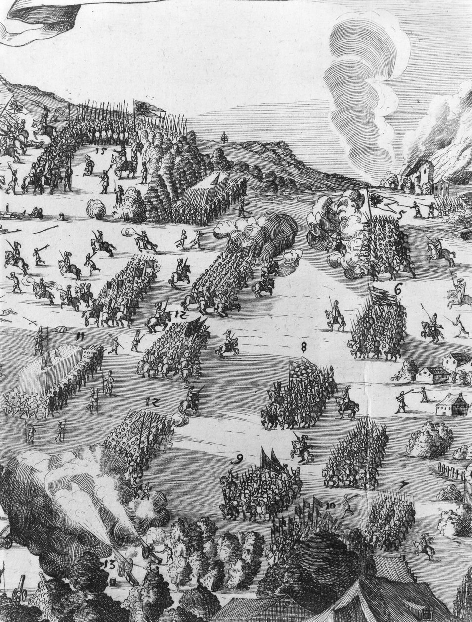 ミュールベルクの戦いの概観、詳細、1547年4月24日（217805も参照） 作： ドイツ語学校