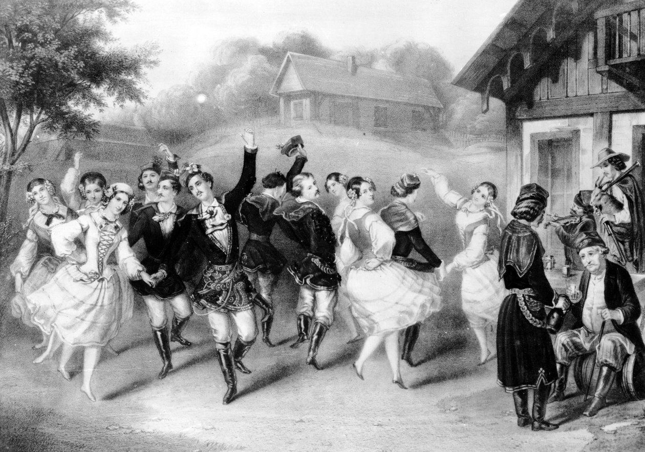 ポーランドのフォークダンス 作： ドイツ語学校