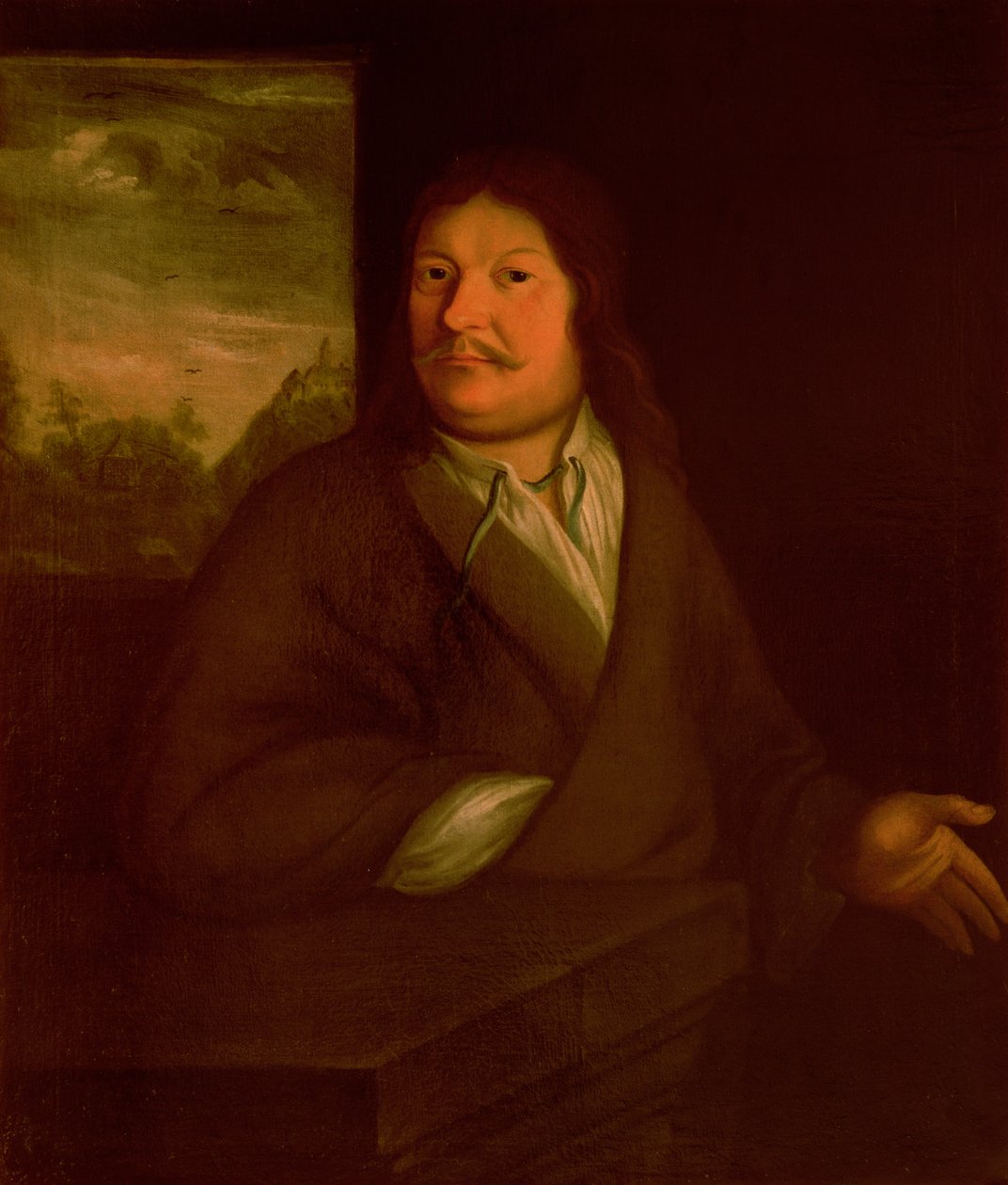 ヨハン・アンブロシウス・バッハの肖像（1645-95）、1685 作： ドイツ語学校