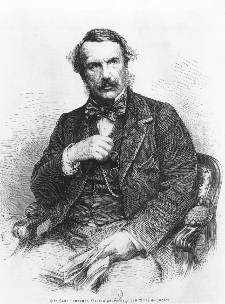 ジョン・ローレンス卿の肖像（1811-79） 作： ドイツ語学校
