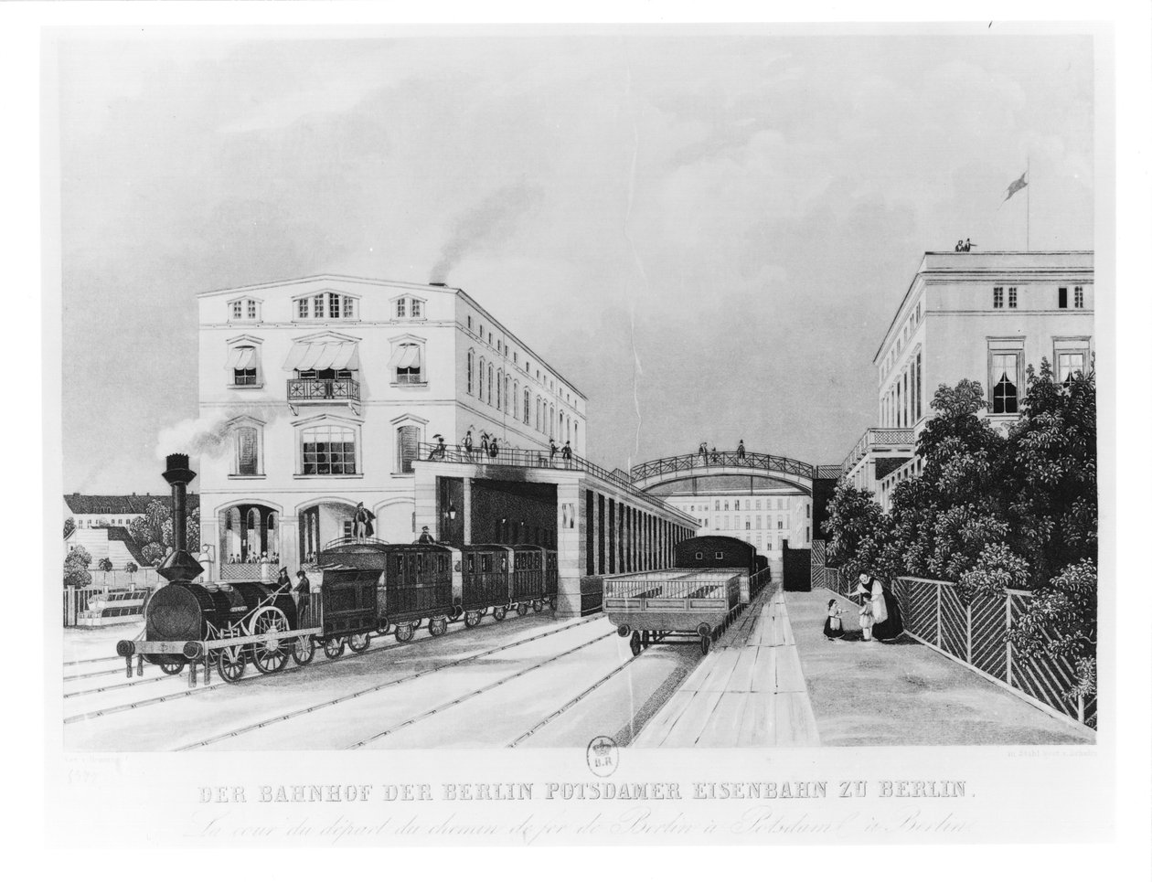 ベルリン・ポツダムの鉄道の駅 作： ドイツ語学校