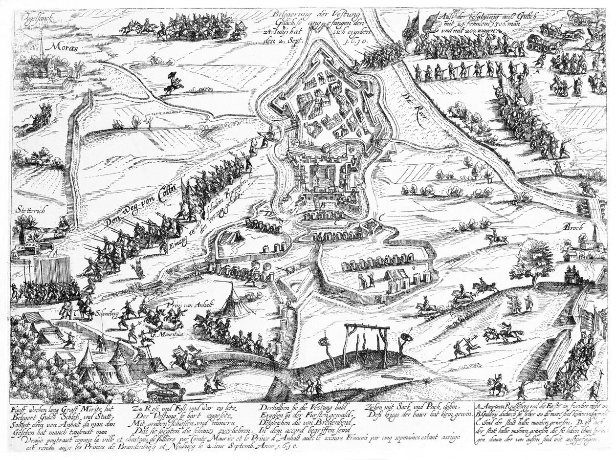 ジュリッヒ継承戦争、1610 作： ドイツ語学校