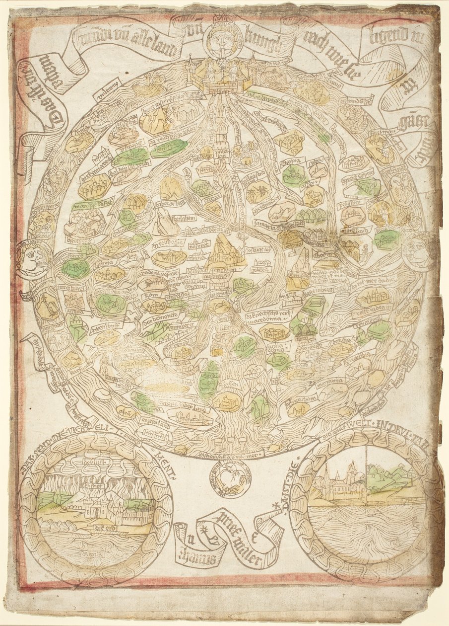 世界地図 作： ドイツの15世紀