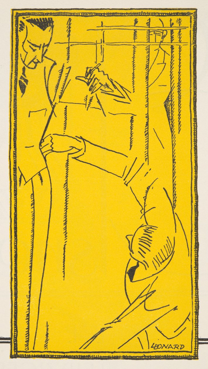 Stawropulos  Moldauer "の広告、1922年発行のStyl誌より（ポショワール版画） 作： ドイツ語学校