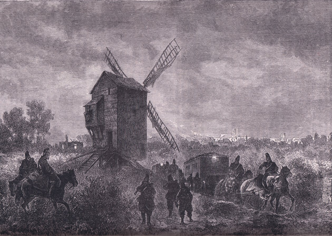 オルレアン以前、カッセル・アンド・カンパニー・リミテッド発行のCassells History of the War between France and Germany, c.1890 (litho) 作： ドイツ語学校