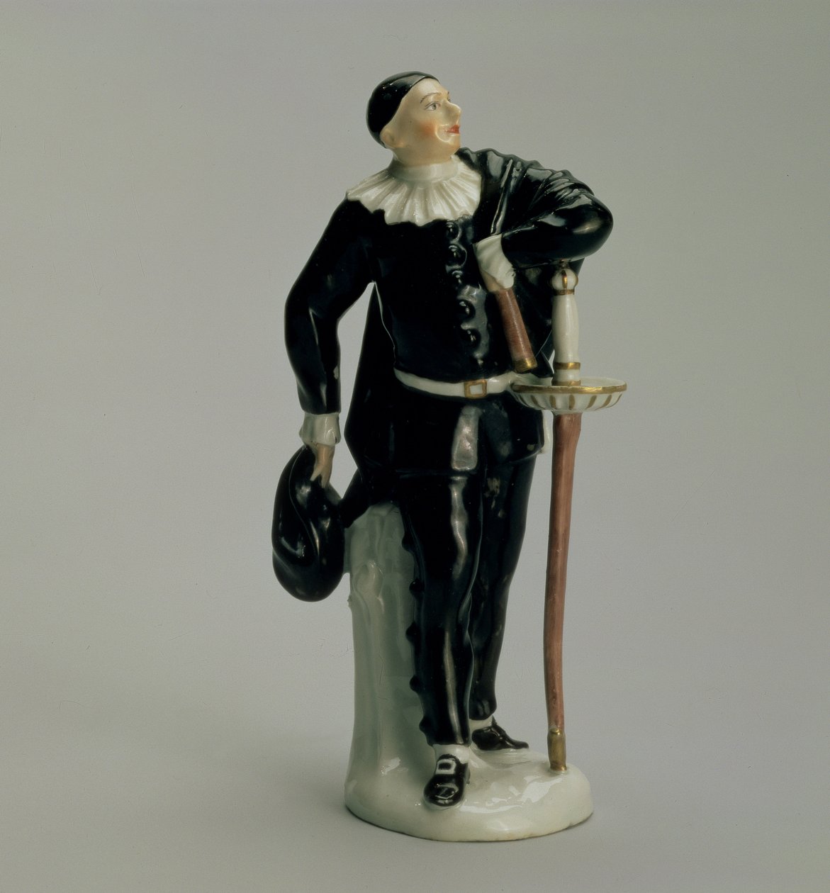 Wenzel Neu（d.1774）によるCommedia dellArteシリーズの船長、クロスターヴェイルスドルフ工場用、1764-5（磁器） 作： ドイツ語学校