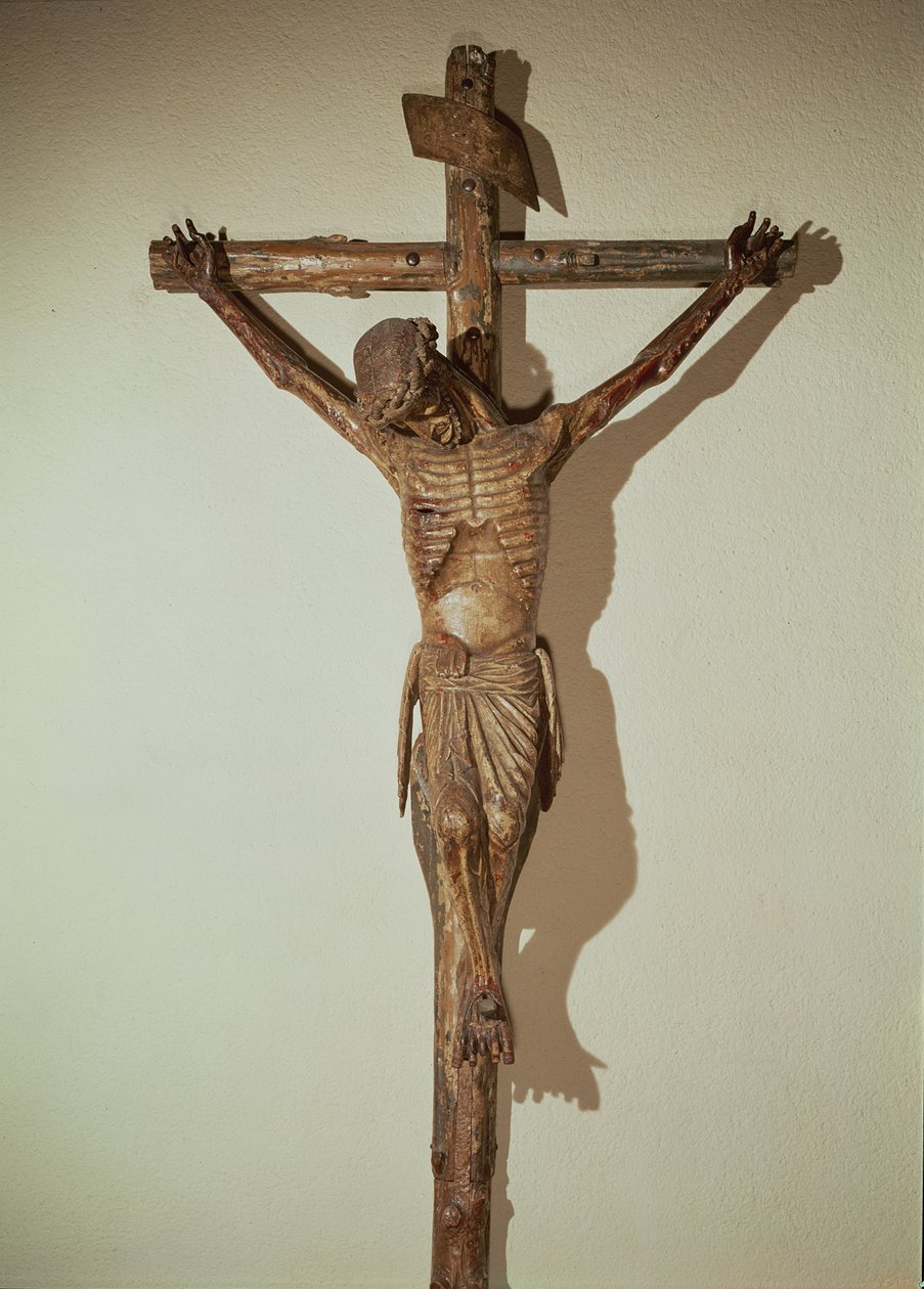 十字架上のキリスト、Le Devot Christ、1307年（木） 作： ドイツ語学校