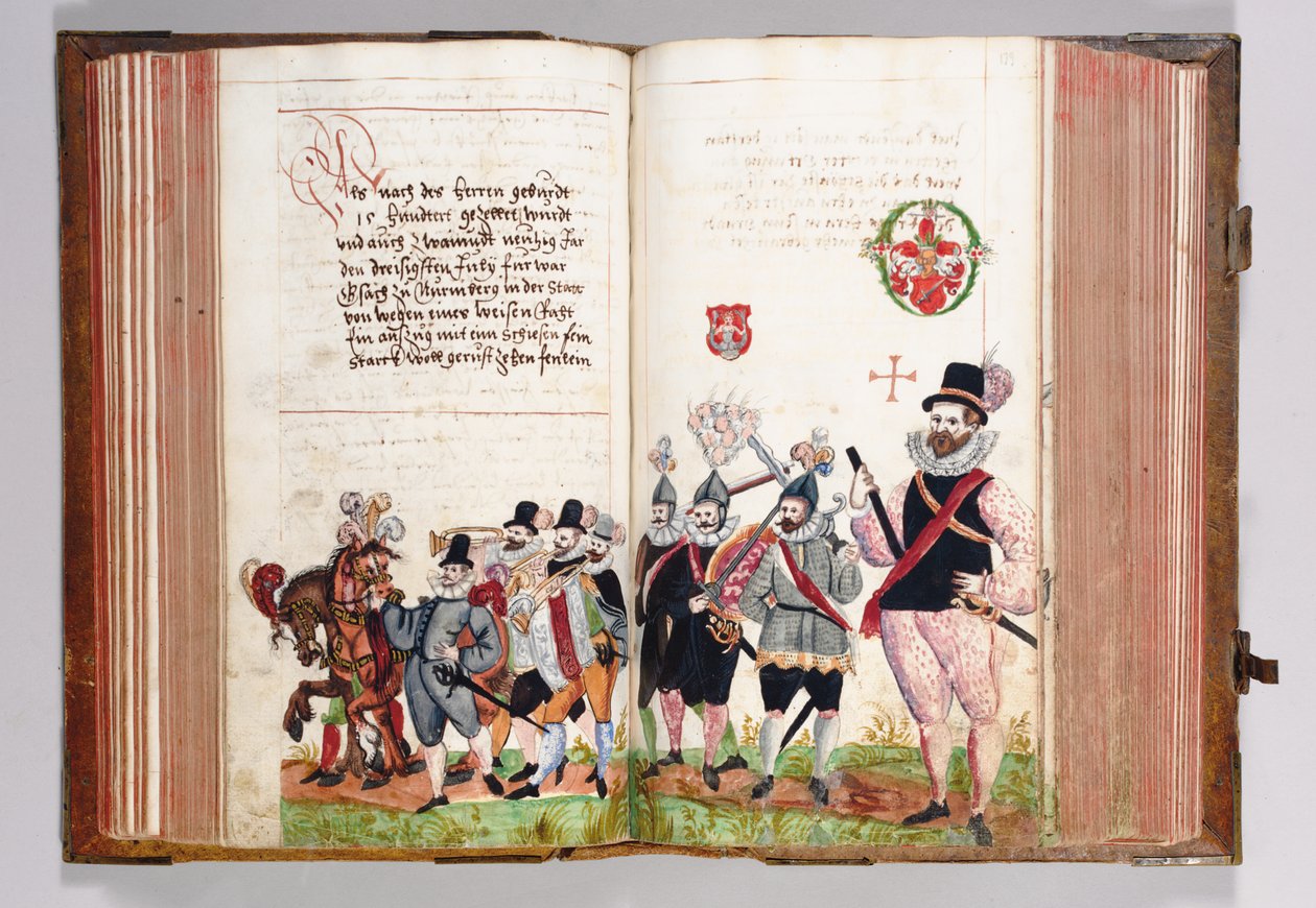 創立から1603年までのニュルンベルクの年代記、シェンバート・ブック 作： ドイツ語学校