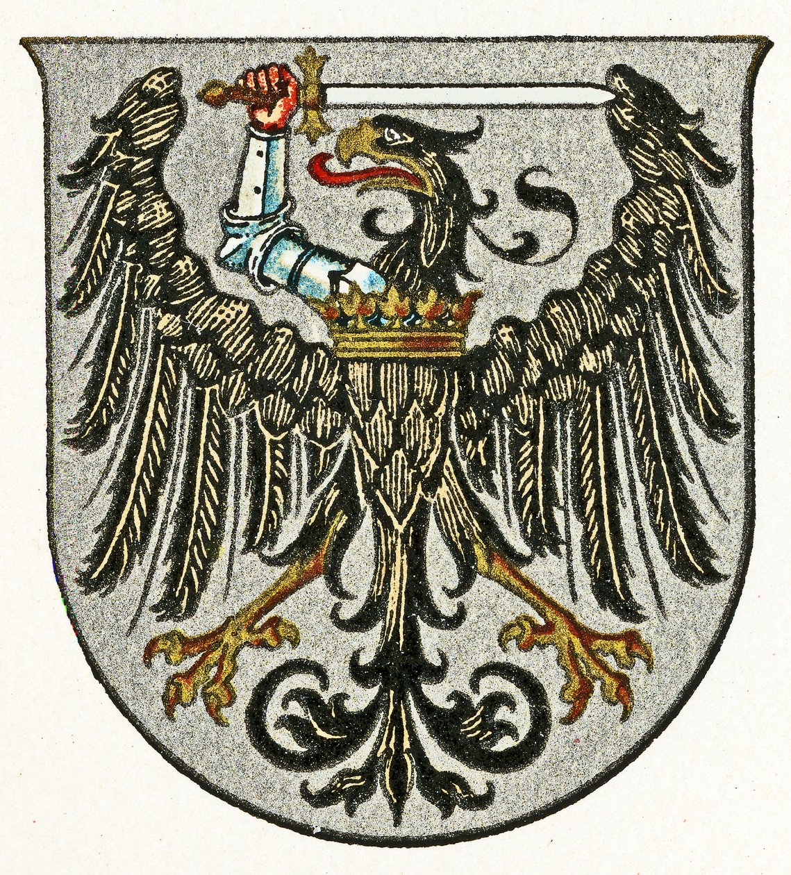 西プロイセンの国章、1898年頃