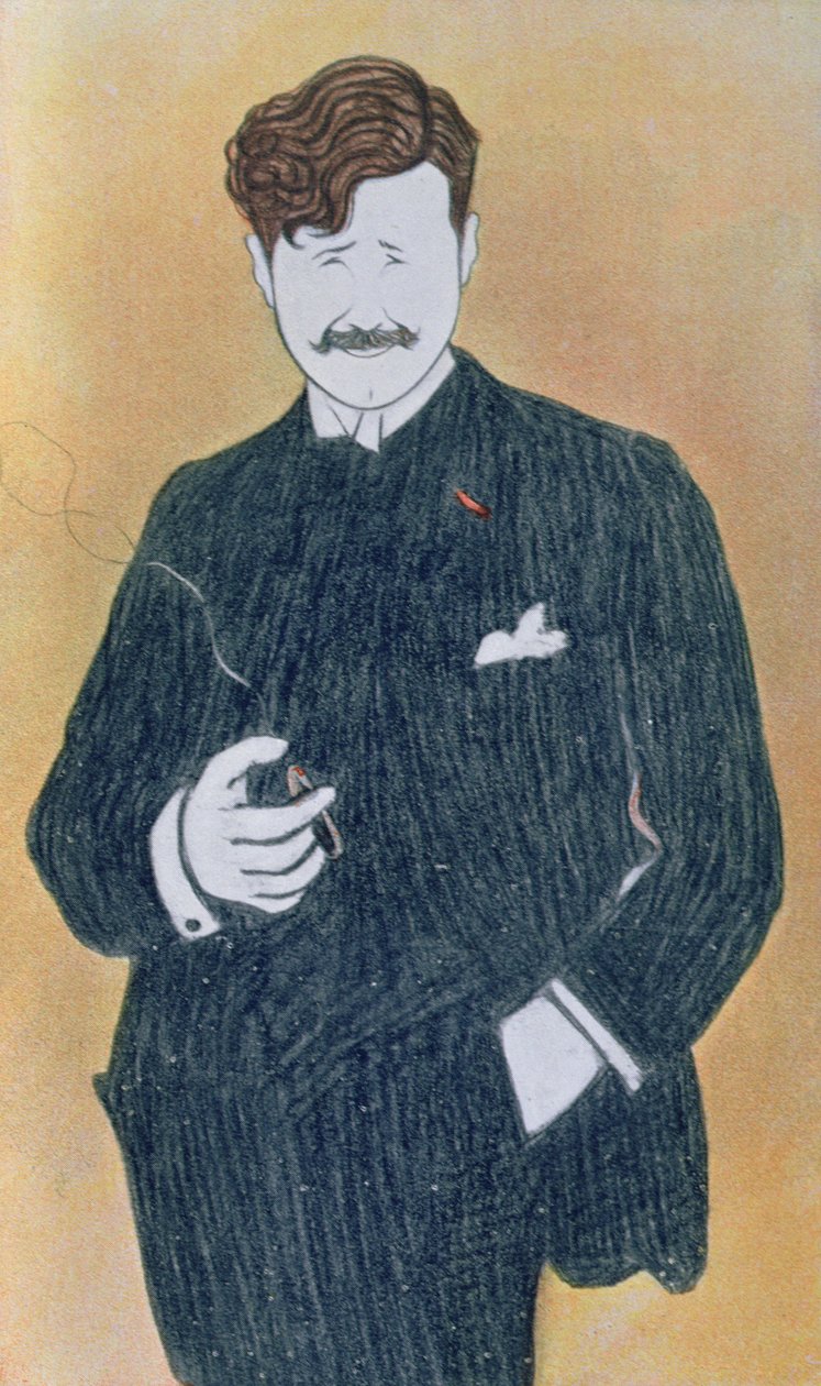 電車での新婚旅行、1908 作： ドイツ語学校