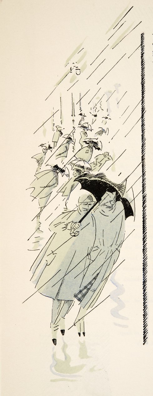 Styl』（1922年刊）のイラスト（ポショワール版画 作： ドイツ語学校