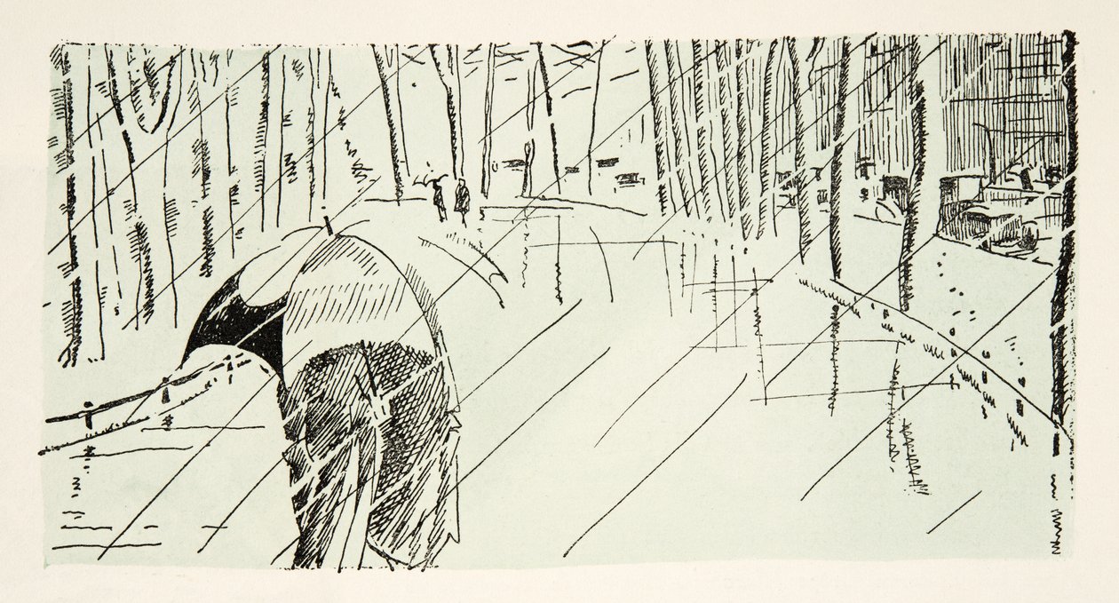 Styl』（1922年刊）のイラスト（ポショワール版画 作： ドイツ語学校