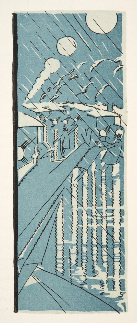 Styl』（1922年刊）のイラスト（ポショワール版画 作： ドイツ語学校
