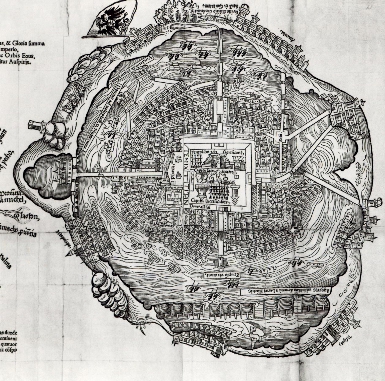 テノチティトランの地図 作： ドイツ語学校