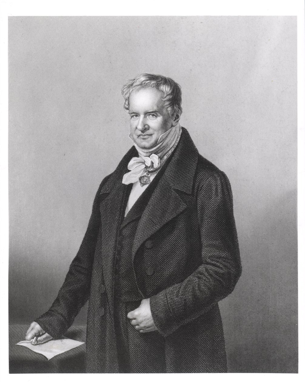 アレクサンドルフォンフンボルト男爵の肖像（1769-1859） 作： ドイツ語学校