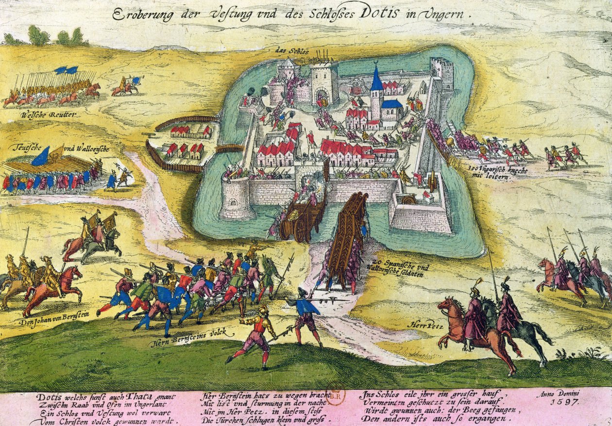 1597年のタタ城の包囲 作： ドイツ語学校