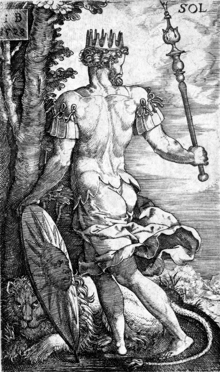 ソル、Georg Penczによって印刷、1529 作： ドイツ語学校