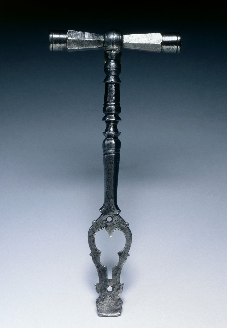 ホイールロック式スパナ、c.1600-25（鋼） 作： ドイツ語学校