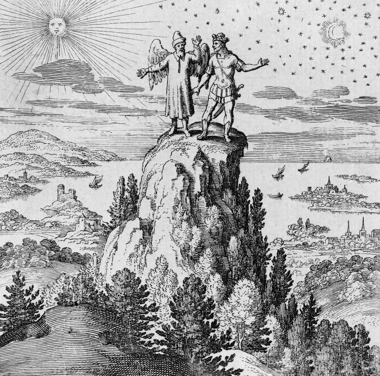 精神と魂が王子を導く Musaeum Hermeticumより 作： ドイツ語学校
