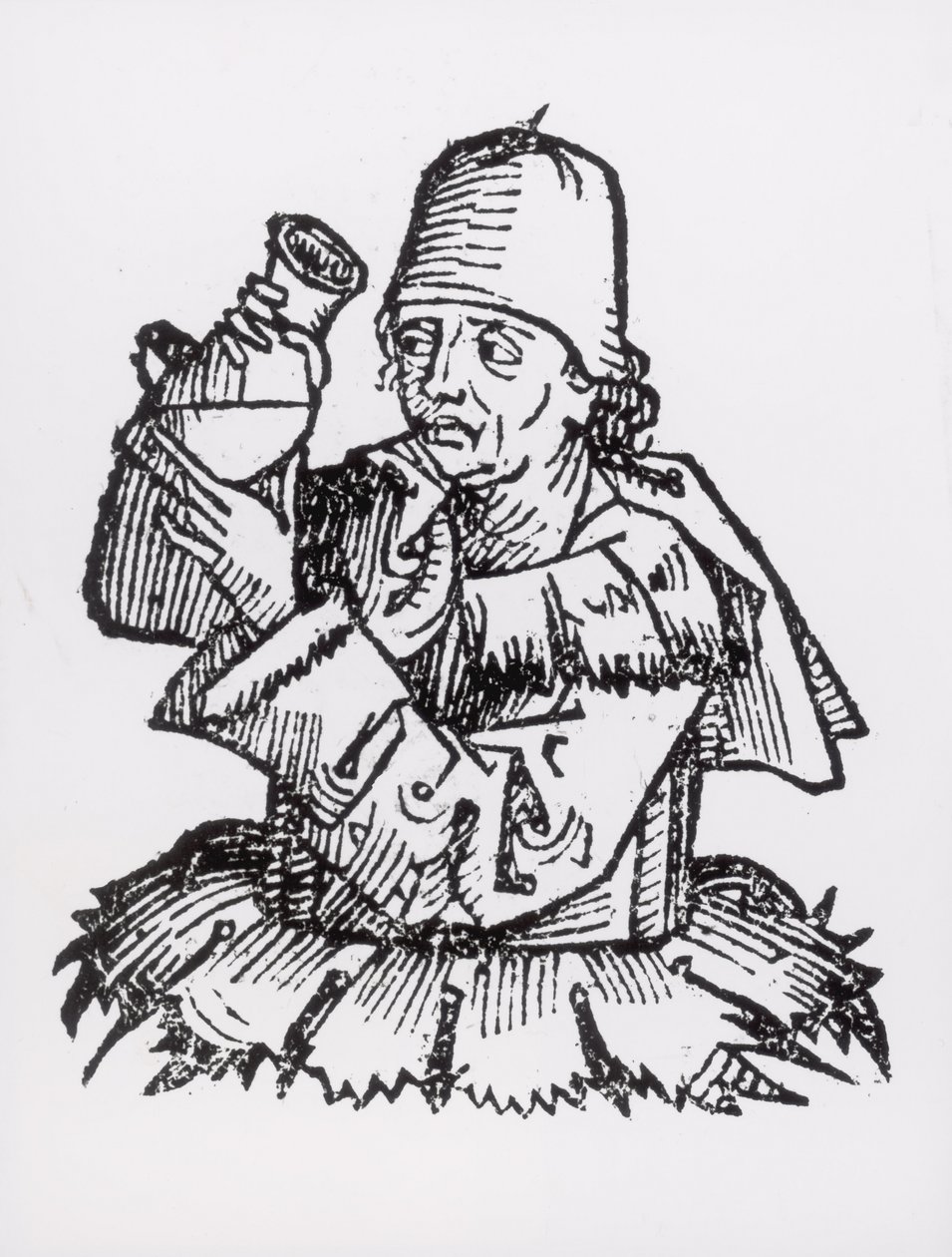 Hartmann Schedel（1440-1514）1493による「Liber Chronicarum」の聖アンソニー（1195-1231） 作： ドイツ語学校