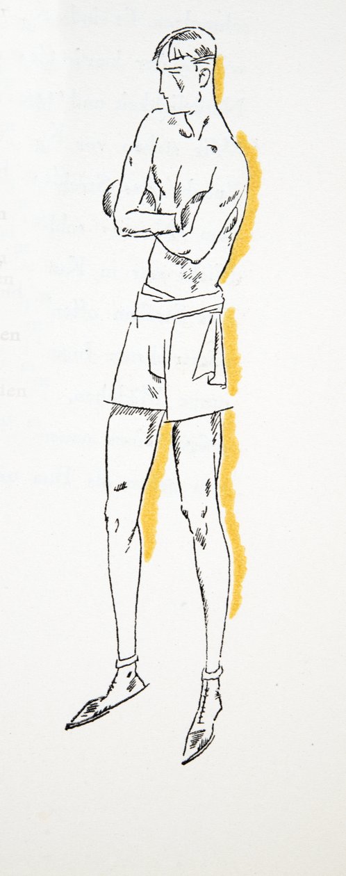 ボクサー』Stylより、1922年発行（ポショワール版画） 作： ドイツ語学校