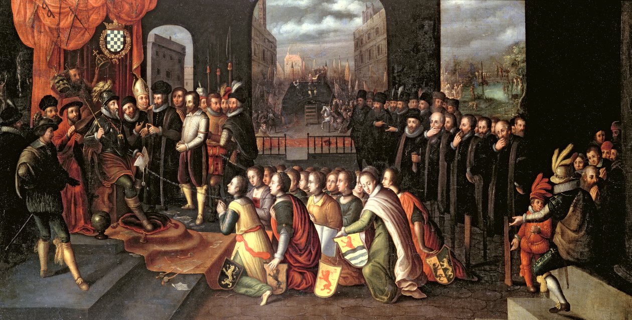 アルバ公公の暴政の寓意 作： Gerrit Pietersz。
