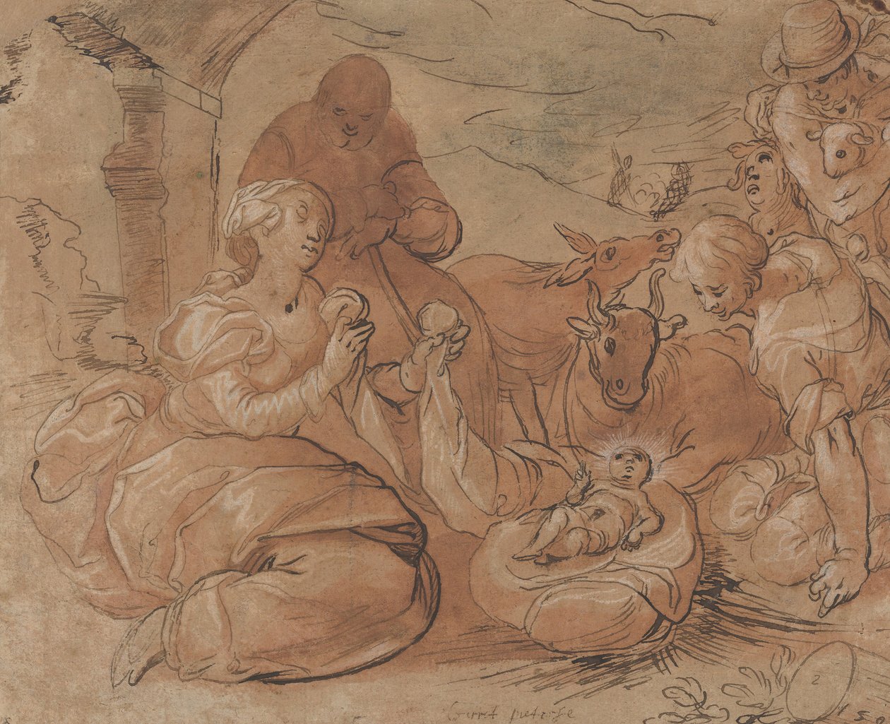 羊飼いの礼拝、1599年。 作： Gerrit Pietersz Sweelink