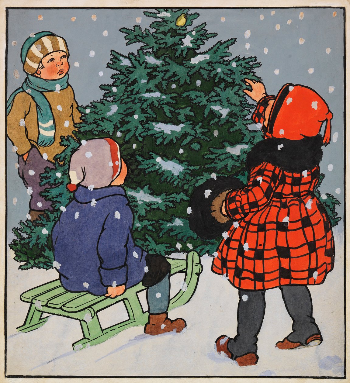マイ・ディア・リトル・ブックの挿絵、1928年。 作： Gertrud Caspari