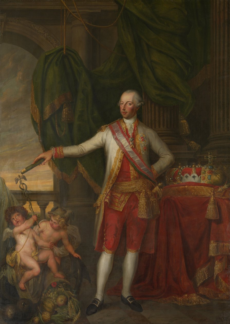 皇帝ヨーゼフ 2 世の肖像、1741 年～1790 年、18 世紀後半。 作： GertrudeCornélieMariedePélichy