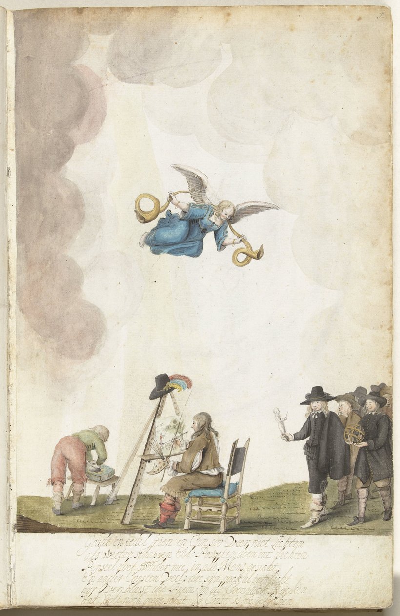 アートへのオマージュ 作： Gesina ter Borch