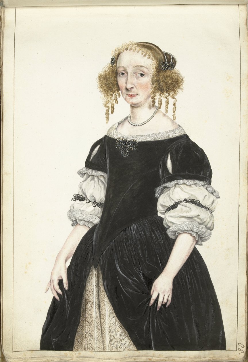 ペトロネラ・デ・ワートの肖像 作： Gesina ter Borch