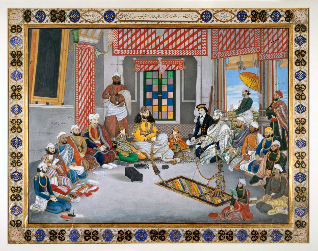 Number.R.4681 Nawab Muhammad Abd al-Rahman Khan Af Jahjar 作： グラム・アリ・カーン