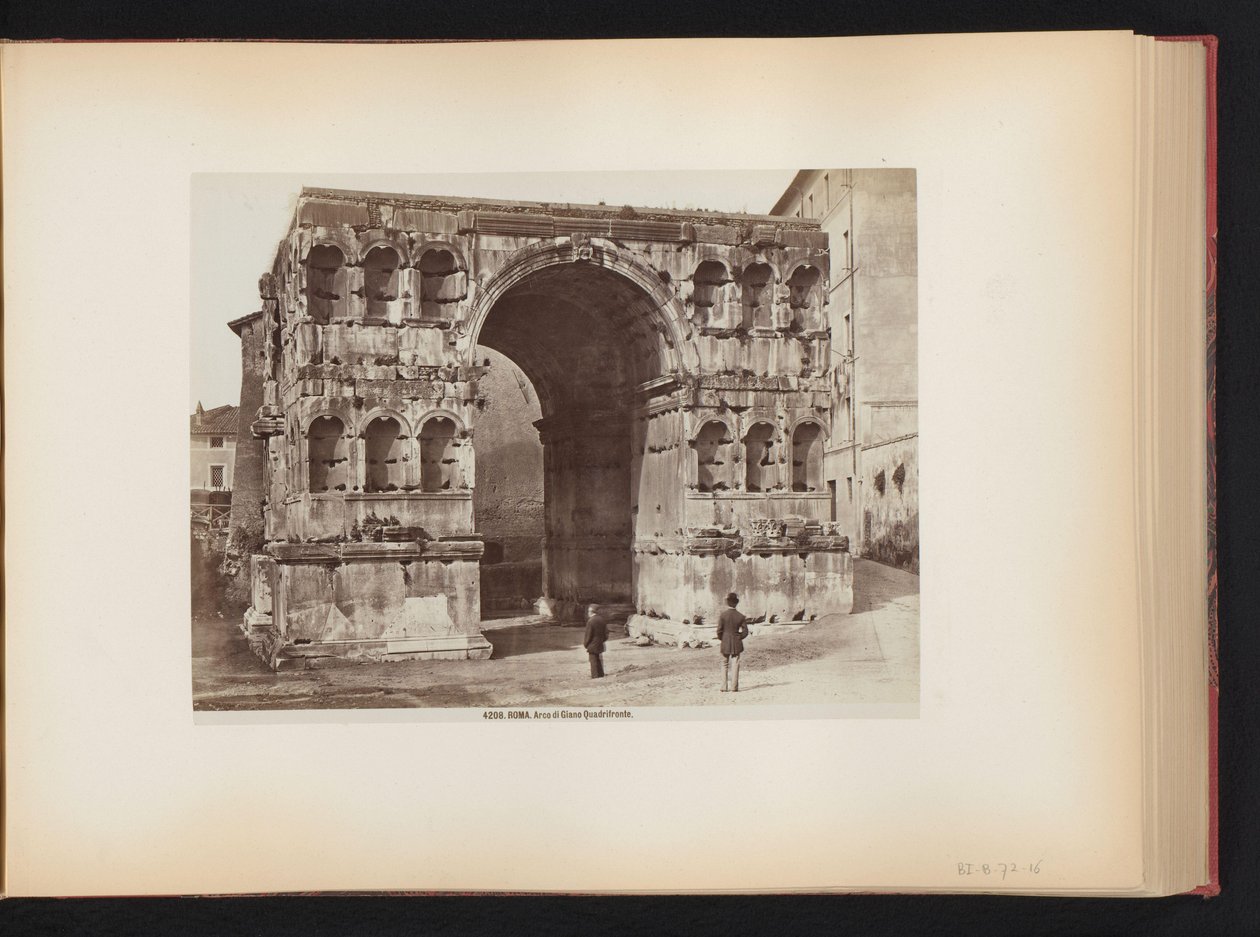 イタリア、ローマのヤヌスの凱旋門 ローマ。 Arco di Giano quadrifronte (オブジェクトのタイトル) 作： ジャコモ・ブロージ