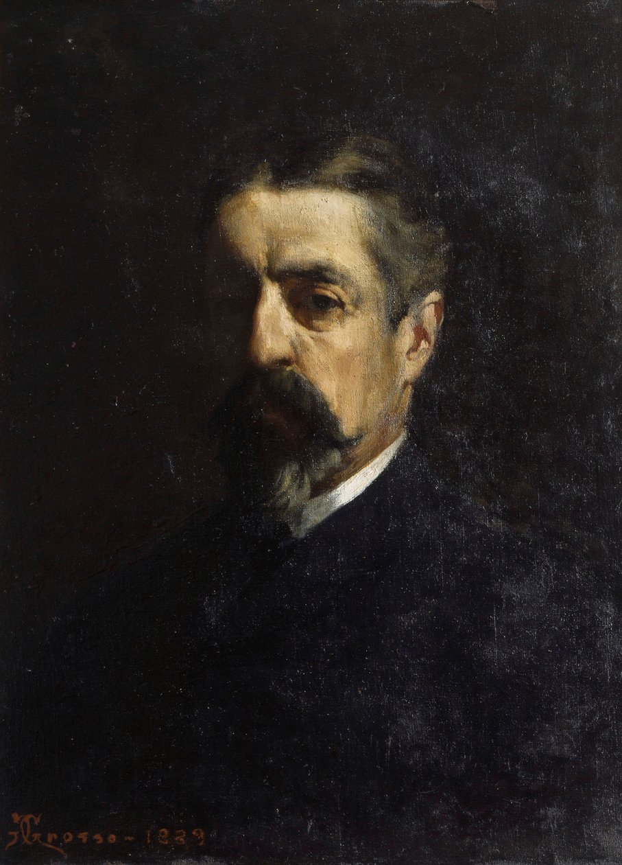 マルチェロ・パニッセラ・ディ・ヴェーリオ伯爵（1830-1886）の肖像 作： ジャコモ・グロッソ