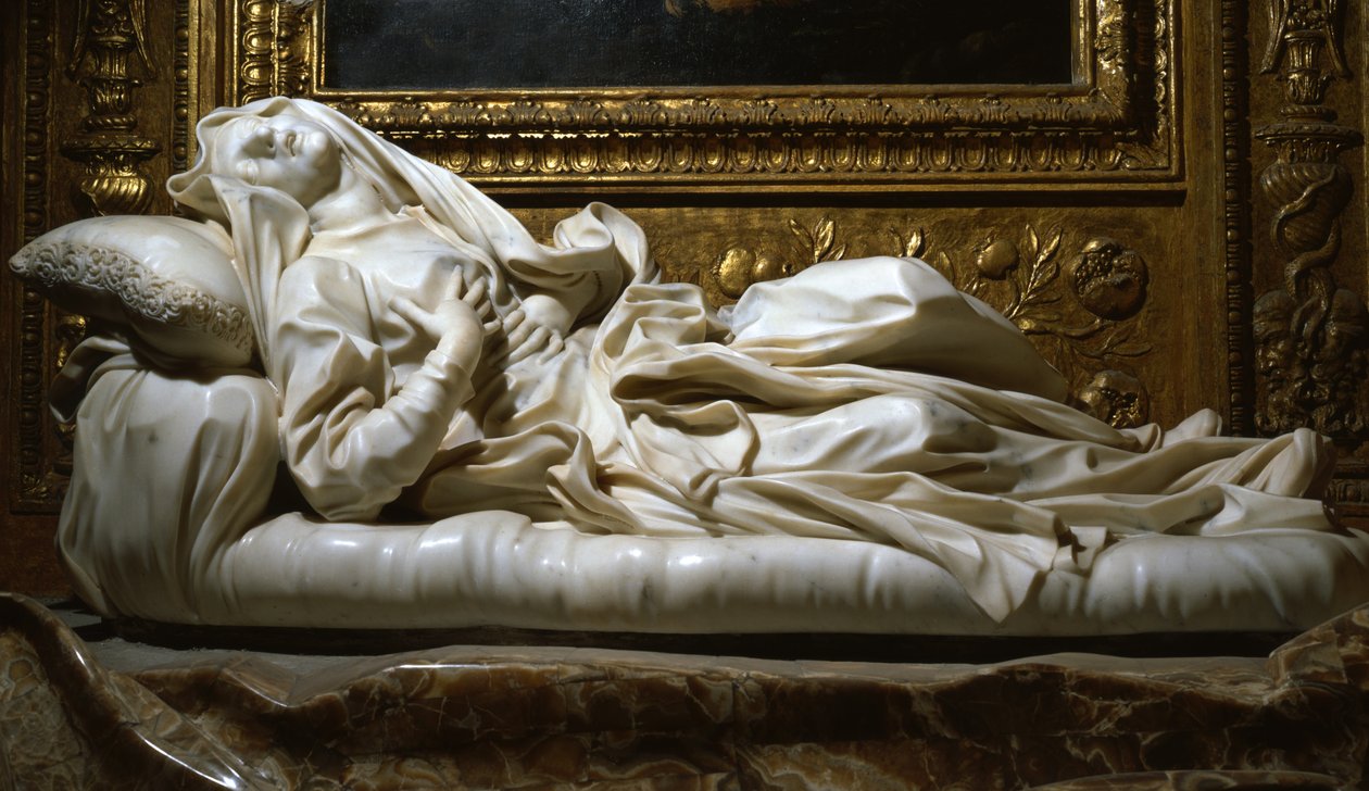 祝福されたルドヴィカアルベルトーニ、1674年（大理石） 作： ジャン・ロレンツォ・ベルニーニ