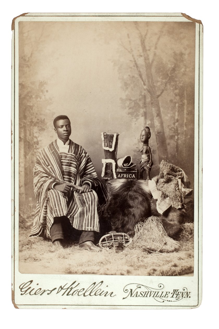 Momolu Massaquoi、ナッシュビル、アメリカ、c.1890（ゼラチンシルバープリント） 作： ジャイエとコエライン
