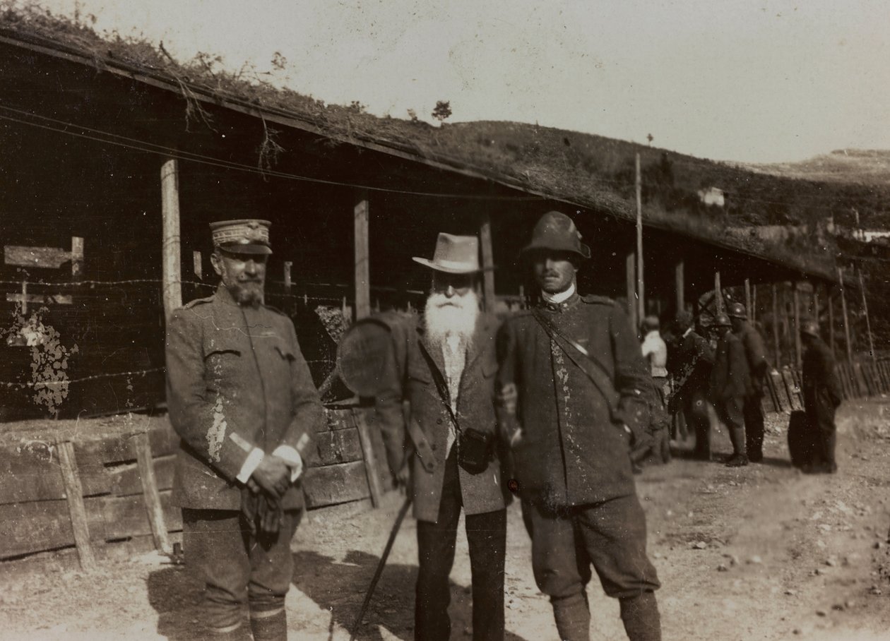 アルバム「Pictures of War II」。Val ChiusoneからPodsenicaに向かうイタリア兵、1917年09月（モノクロ写真 作： ジグリウッチジグリウッチ