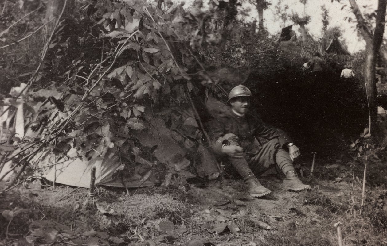 アルバム「Pictures of War II」。Val ChiusoneからPodsenicaに向かうイタリア兵、1917年09月（モノクロ写真 作： ジグリウッチジグリウッチ